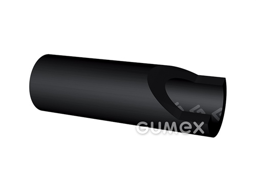 Hadička k ostrekovačom skiel DR 1125, 5/8mm, 80°ShA, PVC, -15°C/+60°C, čierna